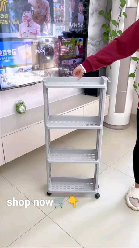 #trolleyrack #racktolley #storagerack #rackstorage #storageself #fyp #shopevideo