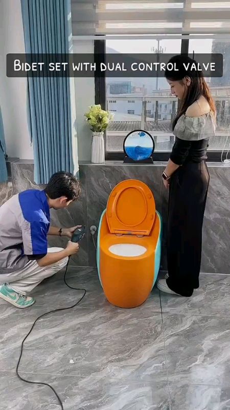 Bidet set with dual control valve #toiletbidet #bidet #bidetspray #styledbyshopee #shopeehaul #racunshopee #shopeesg #fyp
