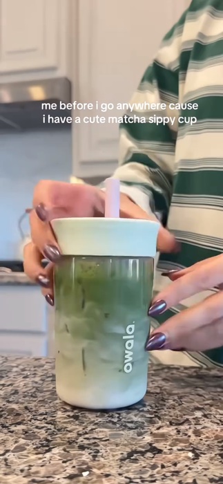 ￼Owala Kids Tumbler - Lilac Rocket, Turtley, Unicorn, Watermelon, Peacock, A-Parrot-Ly Pink, Kid, Authentic, 12oz, 15oz