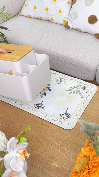 Tissue Storage Box Desktop Multifunctional Storage