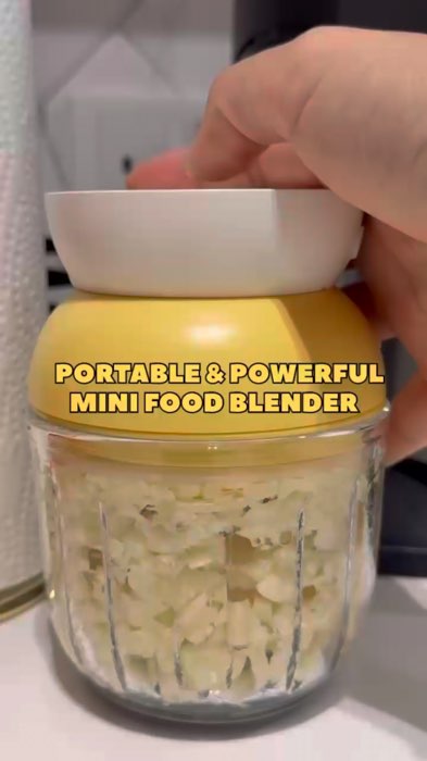 Portable & powerful mini food blender which you can use to prepare baby food or even to chop condiments for fuss free cooking #SVcreator